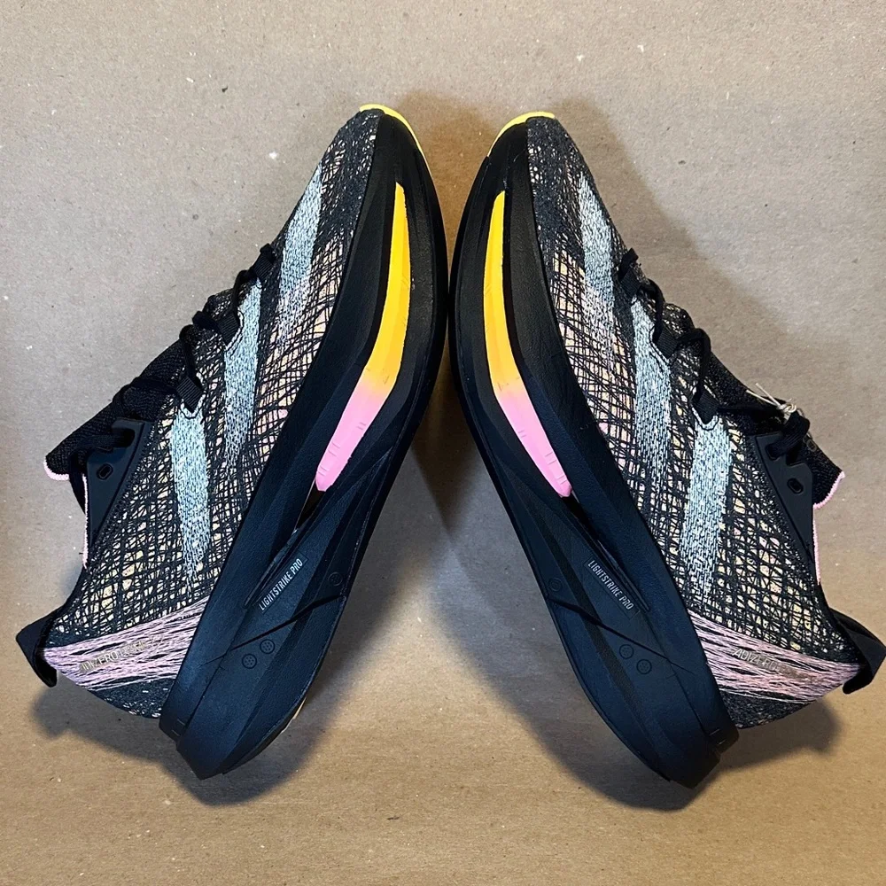 Adidas Adizero Prime X 2.0 Strung Mens Running Shoes Black Spark - Picture 4 of 9